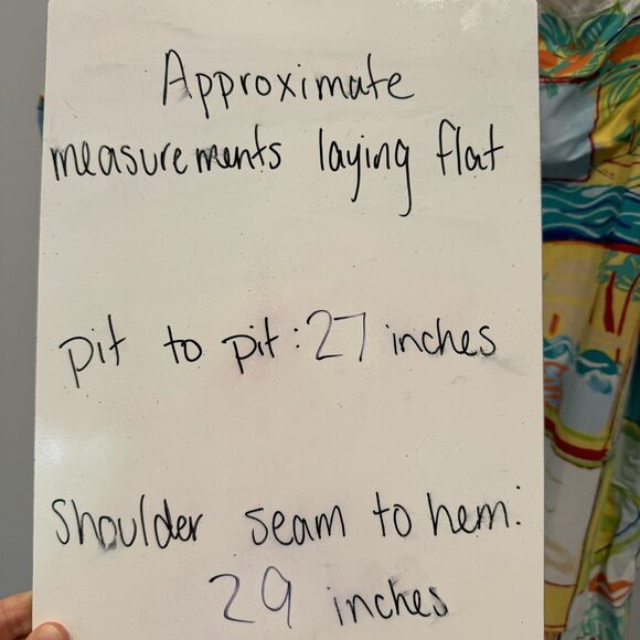 Vintage Button Down Tropical Shirt Patchwork Yellow Rayon Beach Women sz 22W - Picture 9 of 9